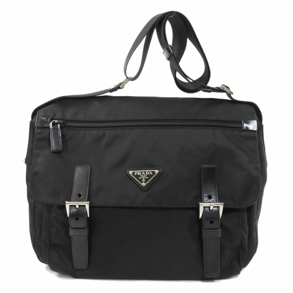 Prada logo plate Black Shoulder Crossbody bag - Picture 11 of 11